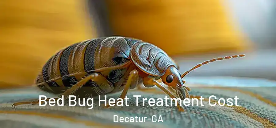 Bed Bug Heat Treatment Cost Decatur-GA
