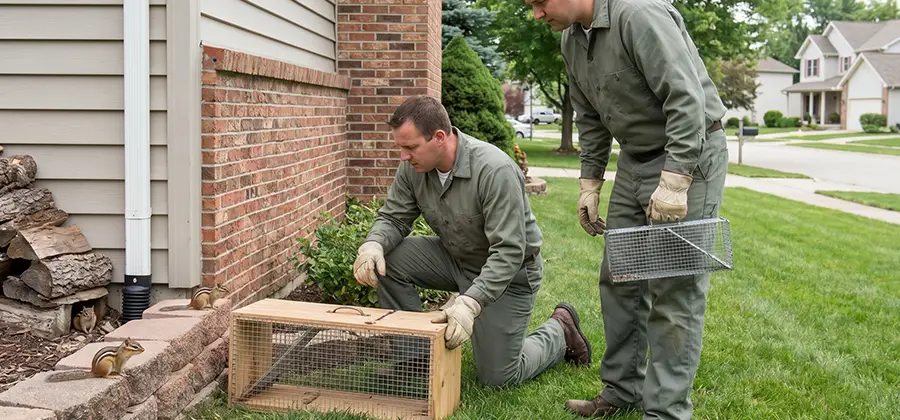 Remove Chipmunks From Yard in Decatur
