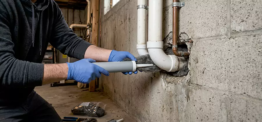 Mouse Proofing Pipes in Decatur
