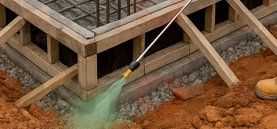 Foundation Slab Termite Treatment in Decatur