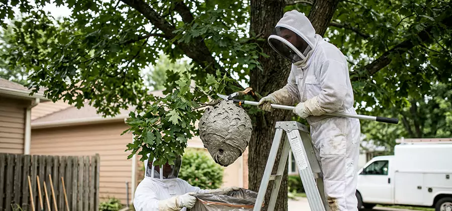 Wasp Nest in Tree Removal Decatur
