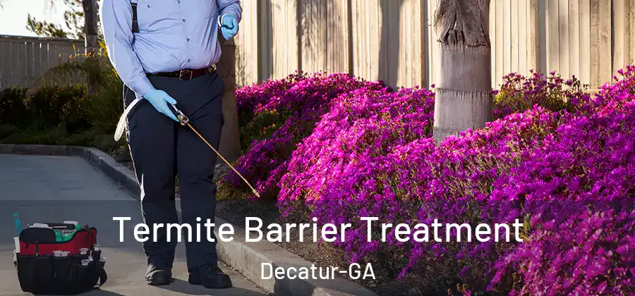 Termite Barrier Treatment Decatur-GA